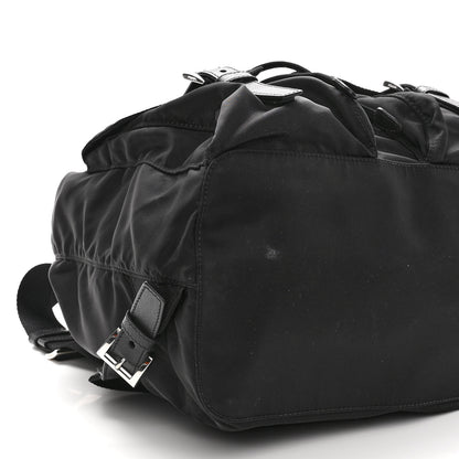 Prada Tessuto Nylon Saffiano Medium Backpack Black 8 of 10