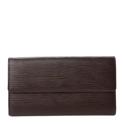 Louis Vuitton Epi Sarah Wallet Moka 1 of 9