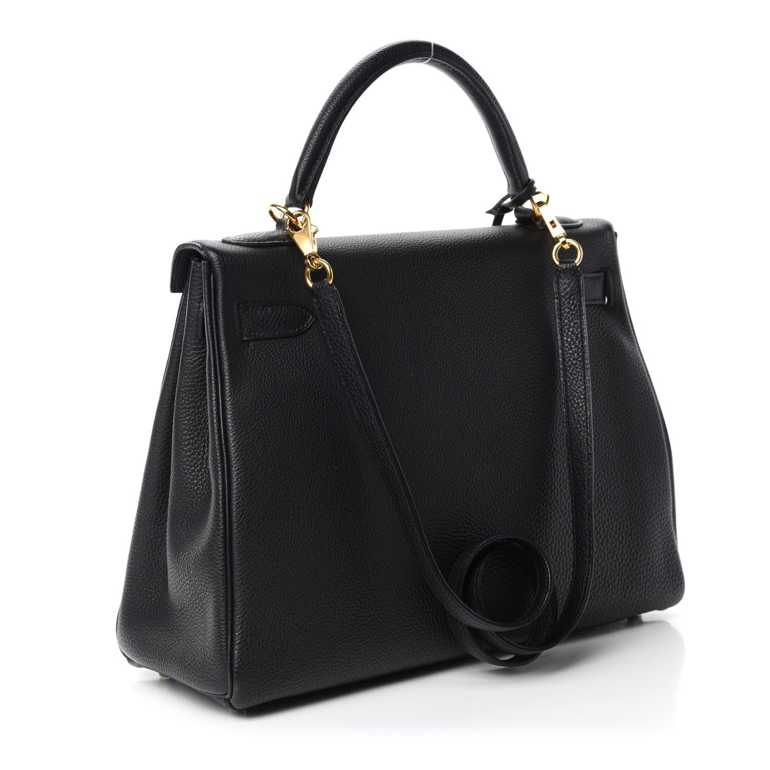 Hermes Togo Kelly Retourne 32 Black 3 of 12