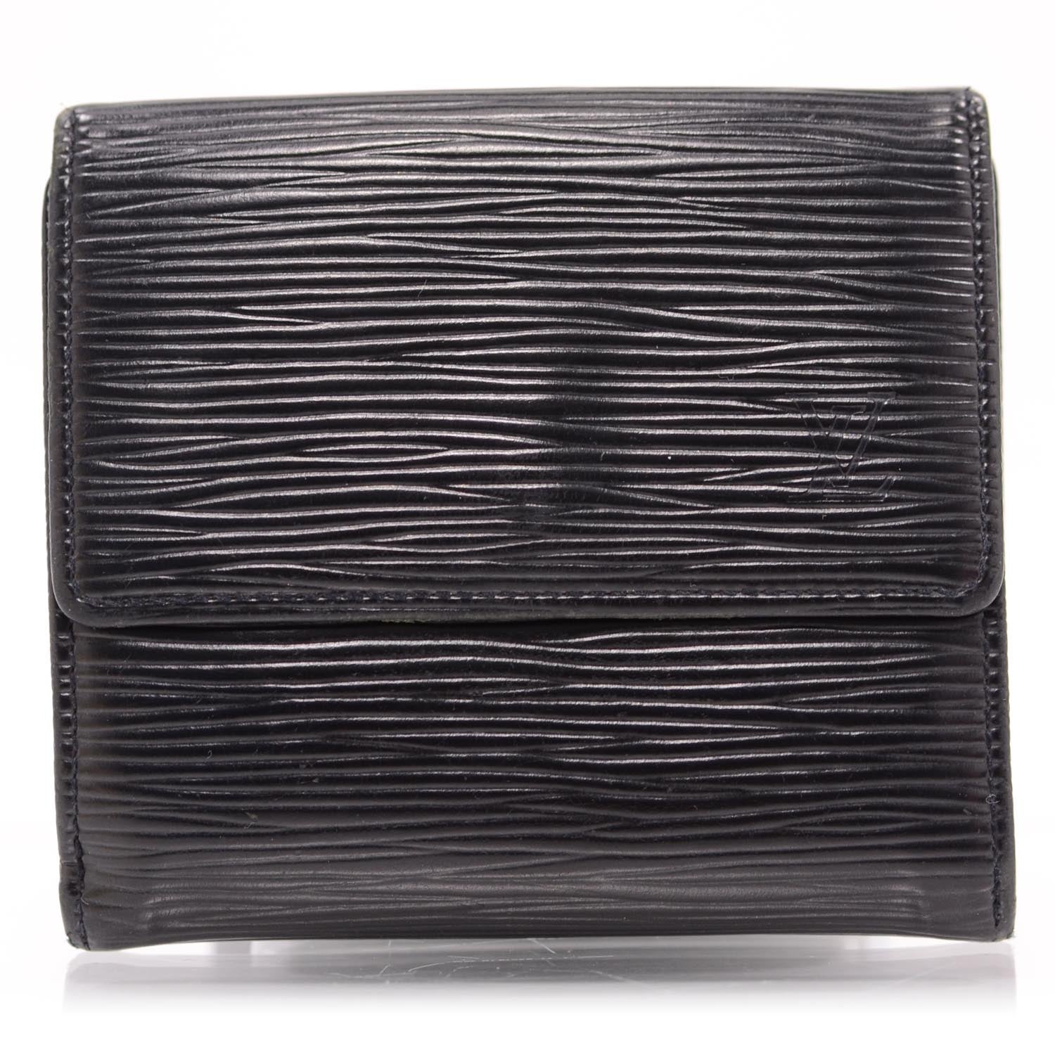 Louis Vuitton Epi Elise Wallet Black 1 of 10