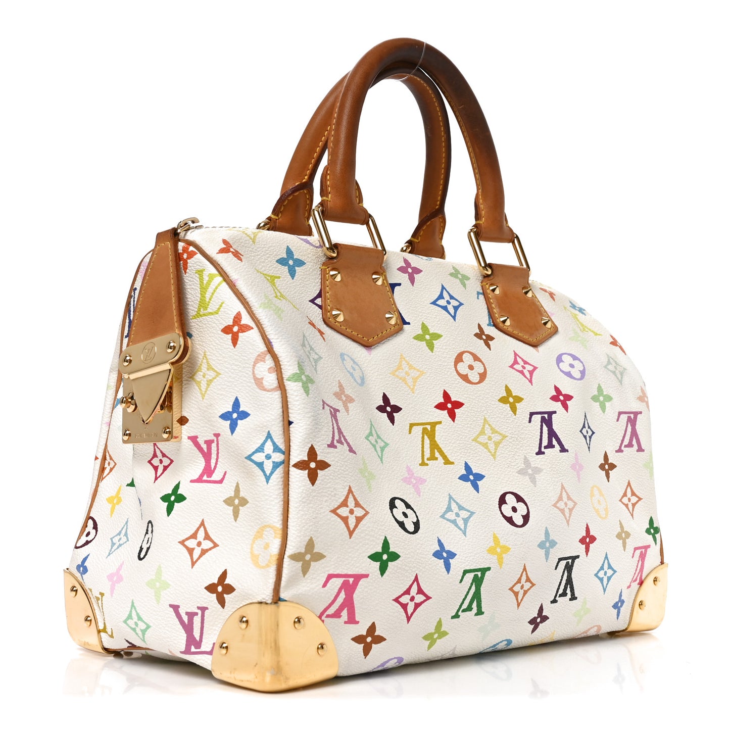 Monogram Multicolor Speedy 30 White