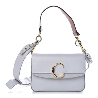 Chloe Calfskin Small C Double Carry Light Cloud 1 of 10