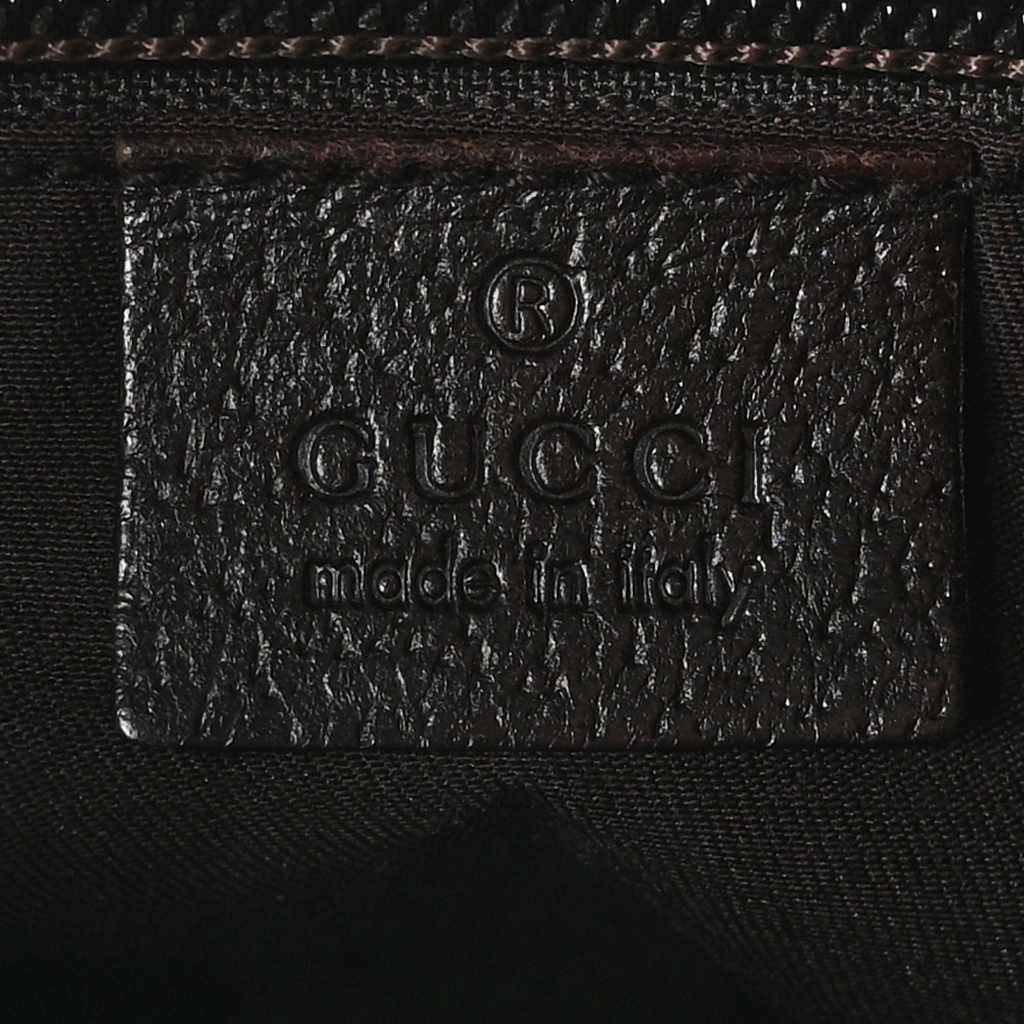 Monogram Web Medium Half Moon Hobo Dark Brown