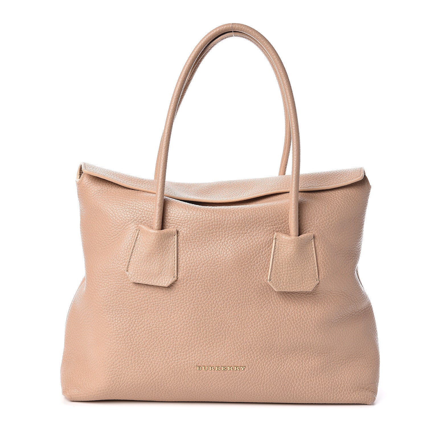 Burberry London Grainy Calfskin Medium Baynard Tote Light Nude 1 of 13