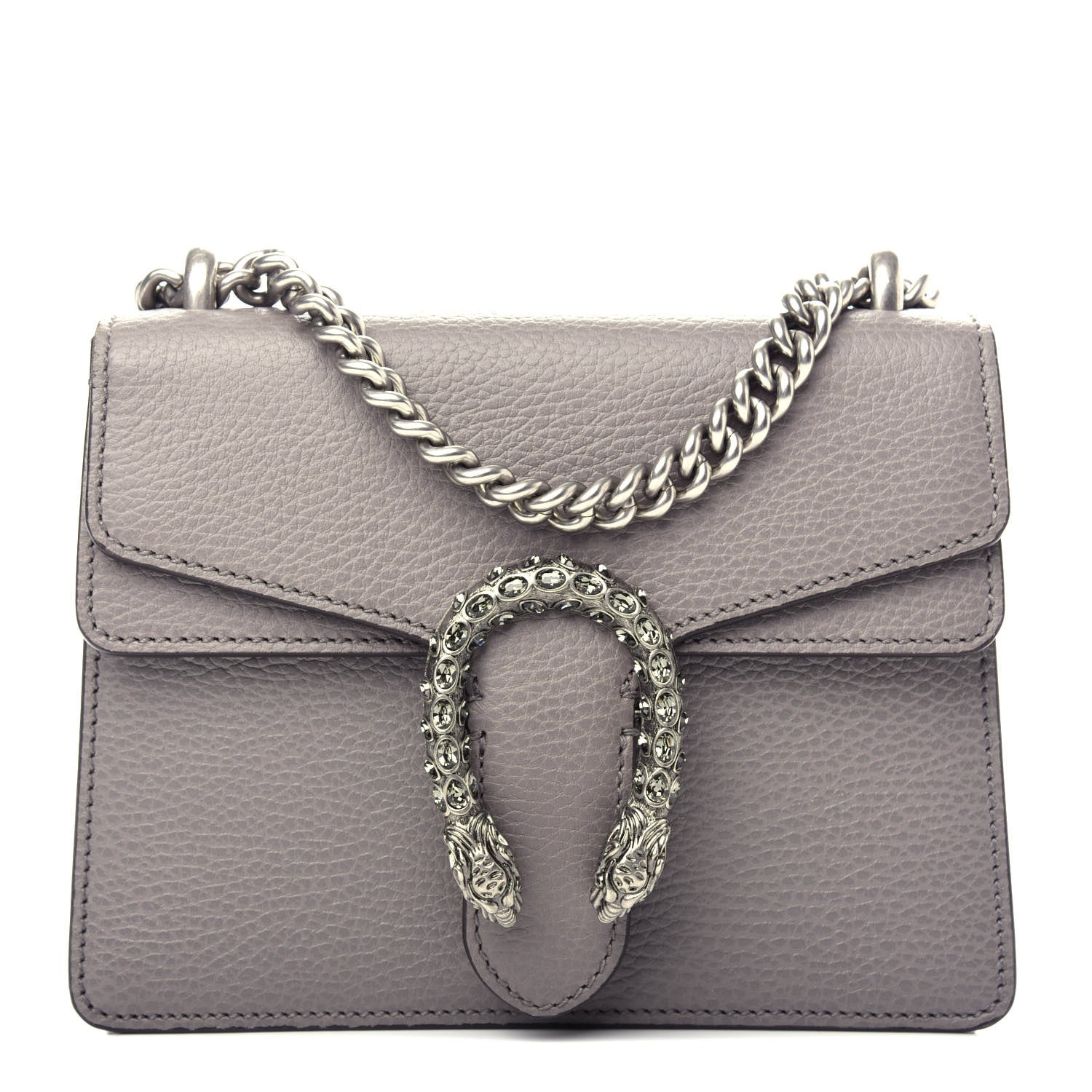 Gucci Calfskin Mini Dionysus Shoulder Bag Dusty Grey 1 of 10