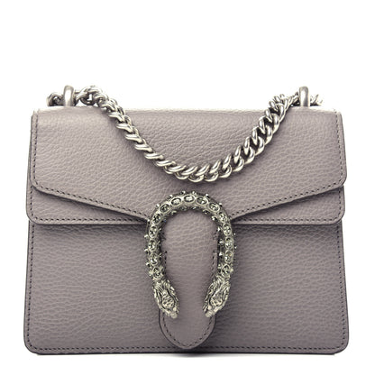 Gucci Calfskin Mini Dionysus Shoulder Bag Dusty Grey 1 of 10
