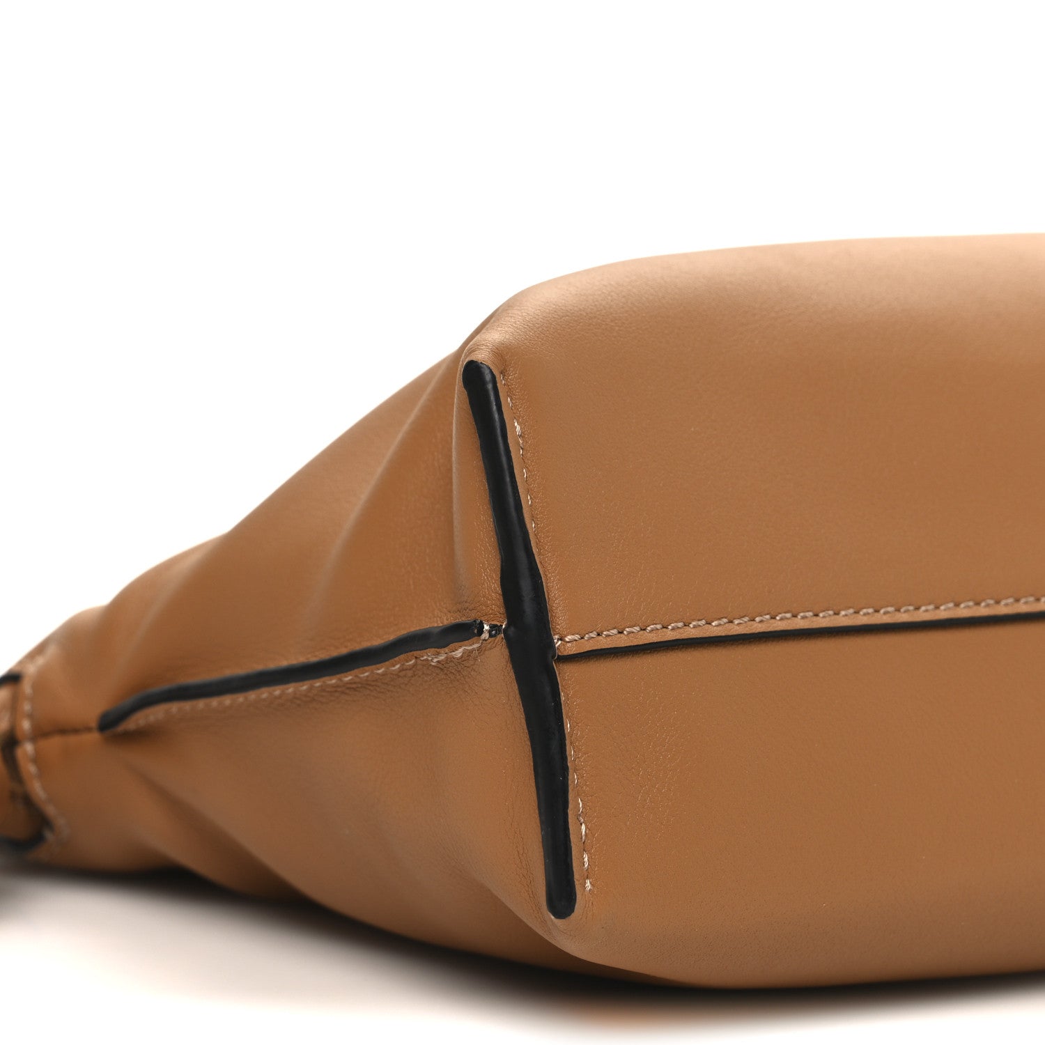 Loewe Calfskin Mini Flamenco Knot Clutch Warm Desert 9 of 10
