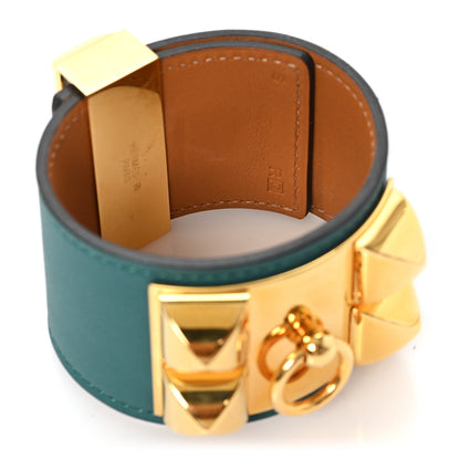 Hermes Swift Collier de Chien CDC Bracelet S Malachite 5 of 5