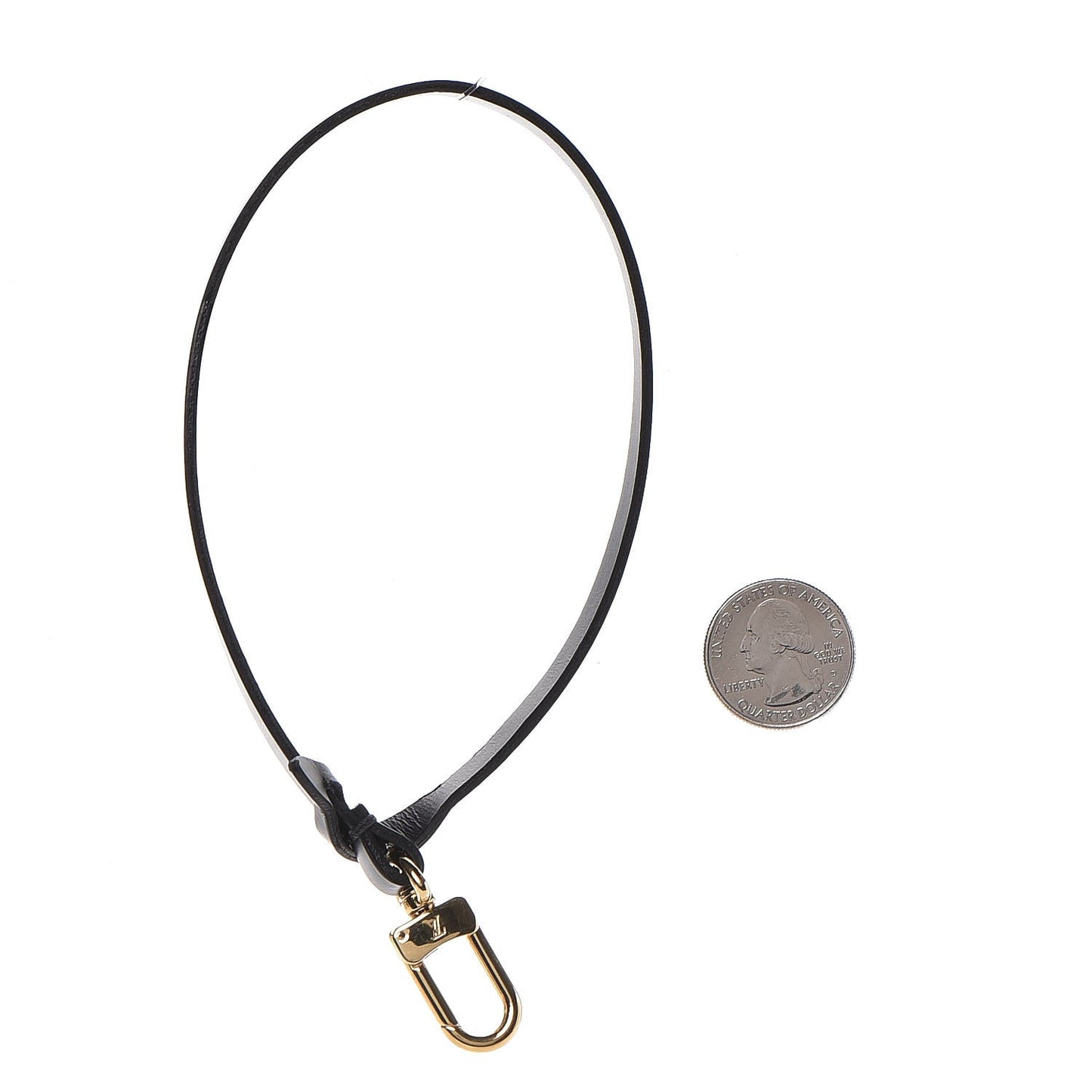 Calfskin Pochette Accessories Strap Black