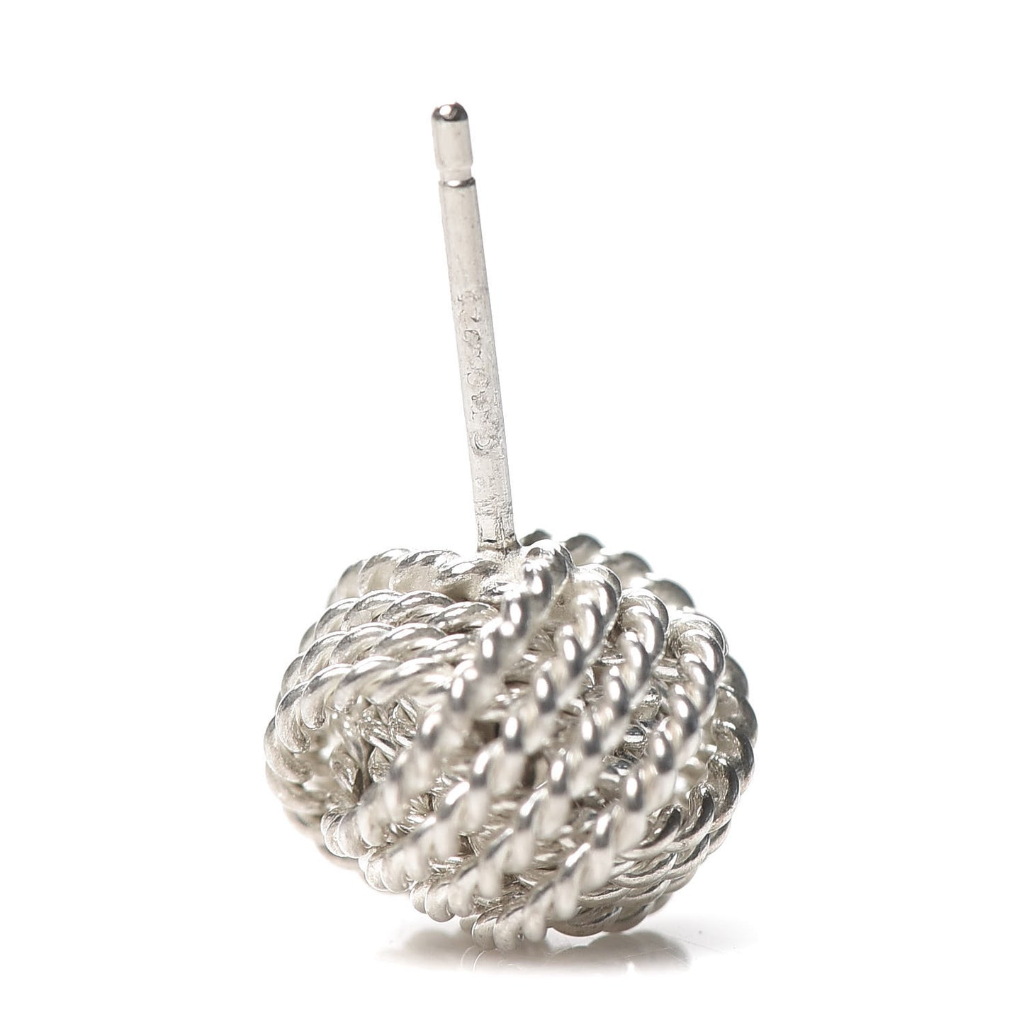 Sterling Silver Twist Knot Earrings