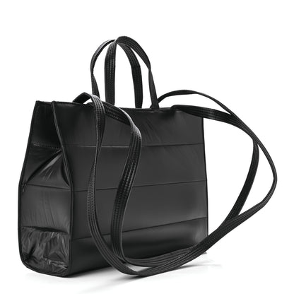 Telfar Nylon Medium Puff Shopping Bag Black 3 of 10
