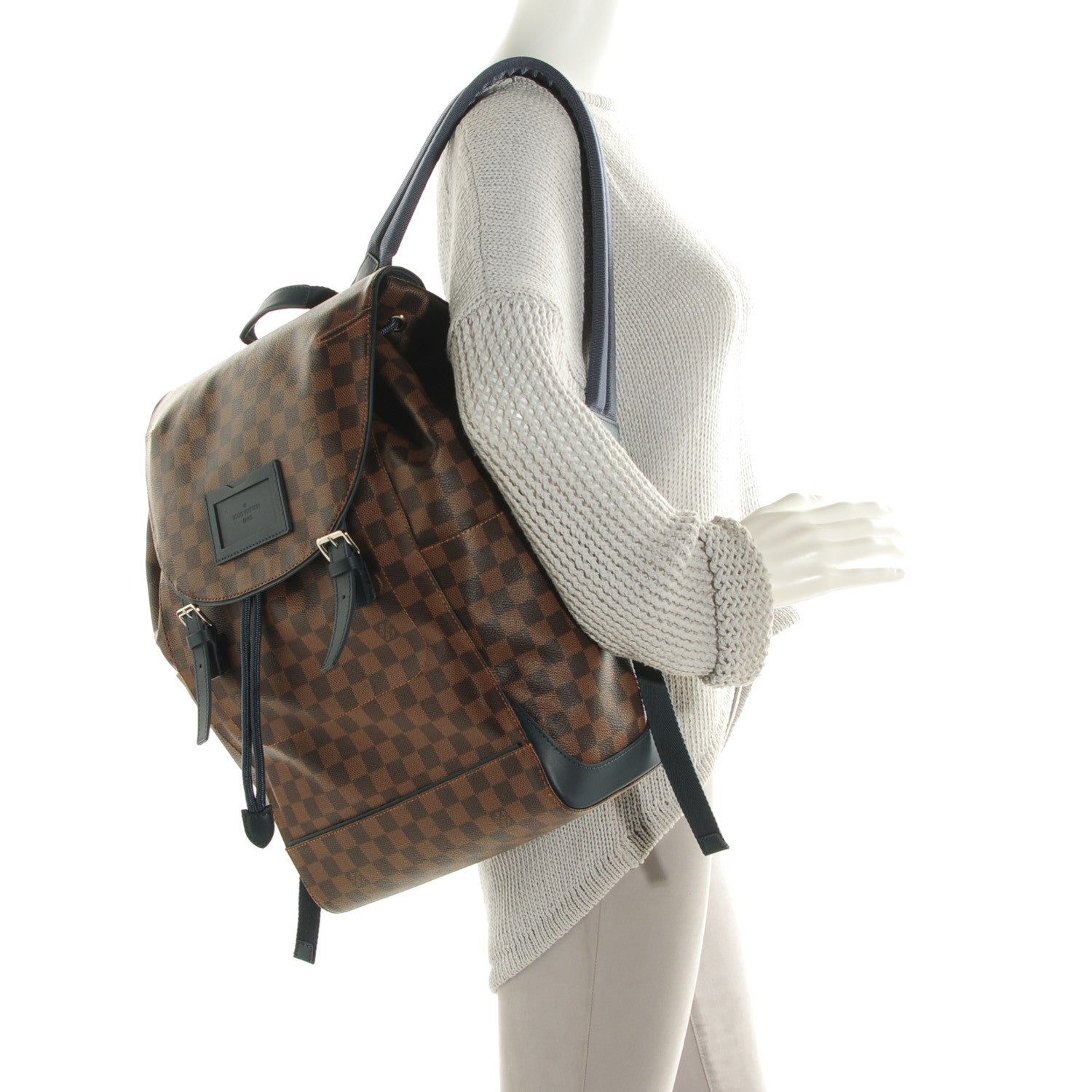 Louis Vuitton Damier Ebene Runner Backpack 2 of 7