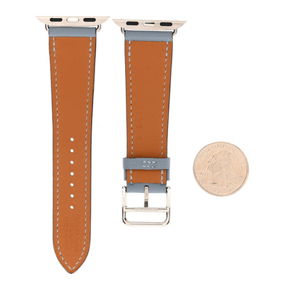 Hermes Swift 41mm Apple Watch Band Bleu Lin 2 of 4