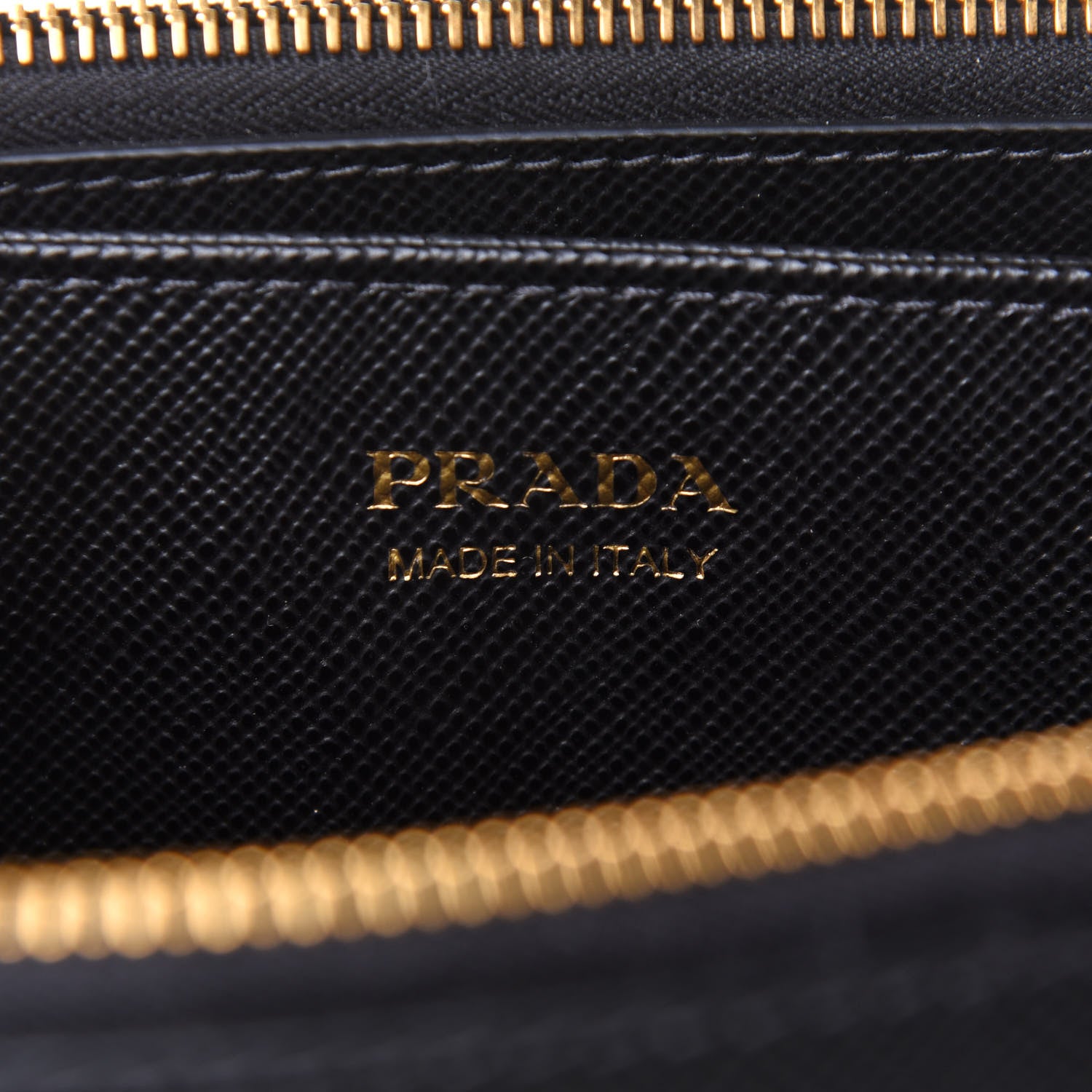 Prada Saffiano Cuir Medium Galleria Double Zip Tote Black 8 of 9