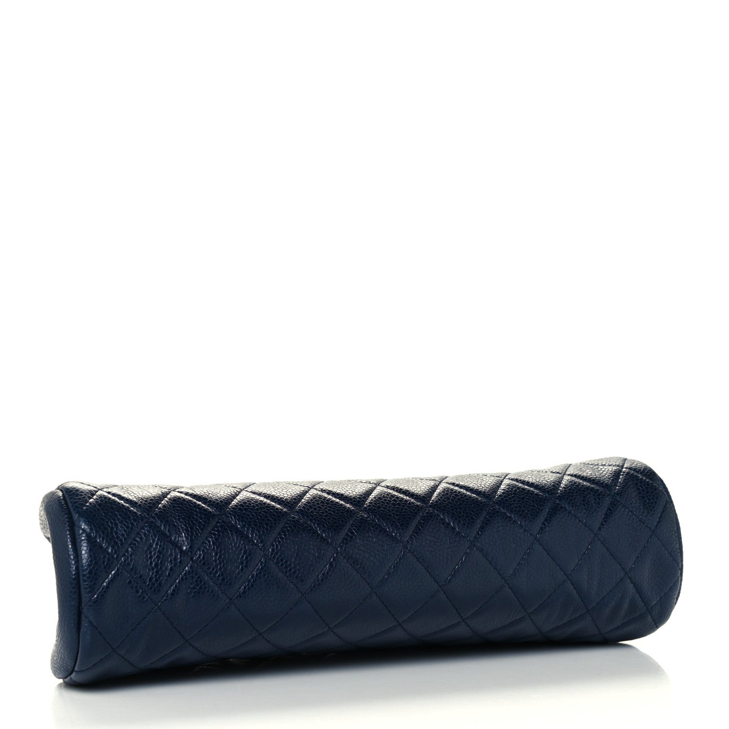 Chanel Caviar Quilted Timeless Clutch Dark Blue 4 of 11