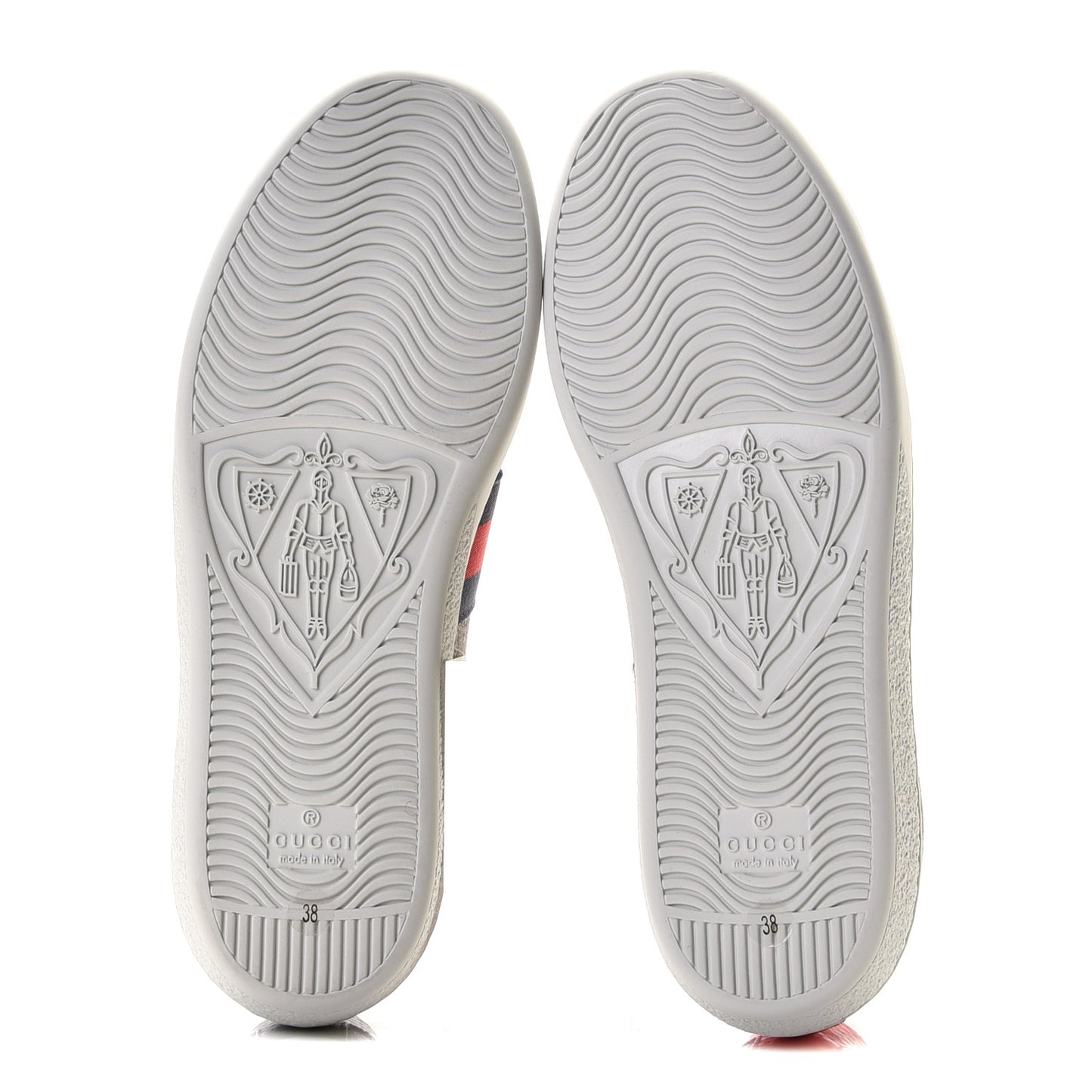 GG Supreme Monogram Womens Ace Low-Top Sneaker 38 Beige