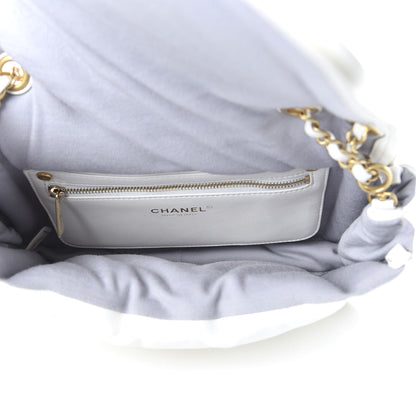 Chanel Lambskin Medium Simply Flap White 5 of 10
