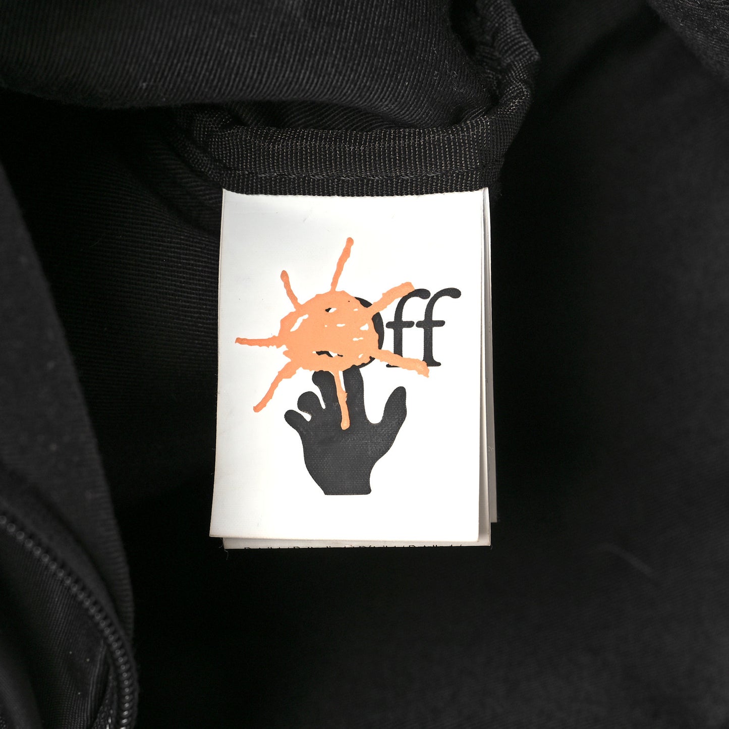 Canvas Logo Backpack Black