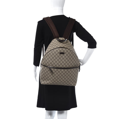 Gucci GG Supreme Monogram Medium Backpack Black 2 of 12