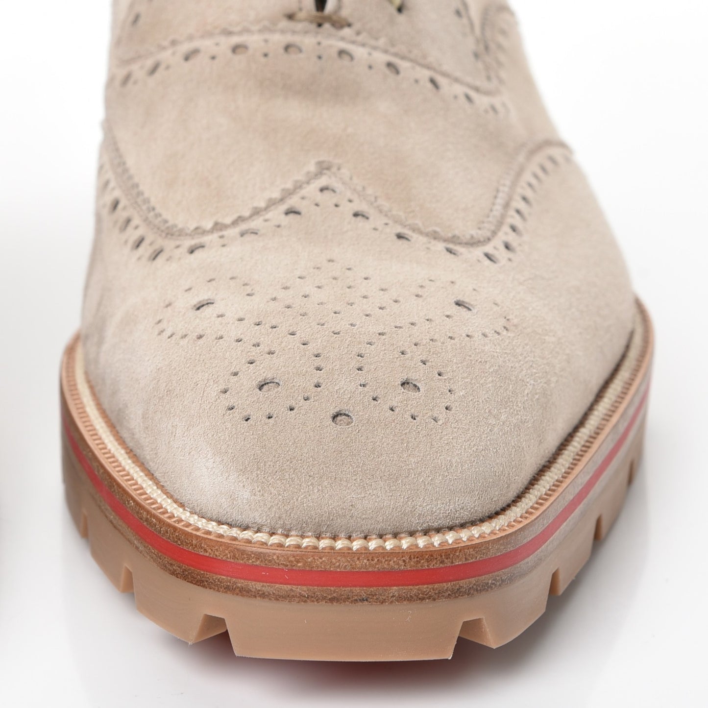 Mens Veau Velours Charlie Me Flat Oxfords 45 Galet