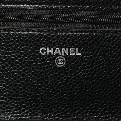 Chanel Caviar Quilted Wallet On Chain WOC Black 6 of 11