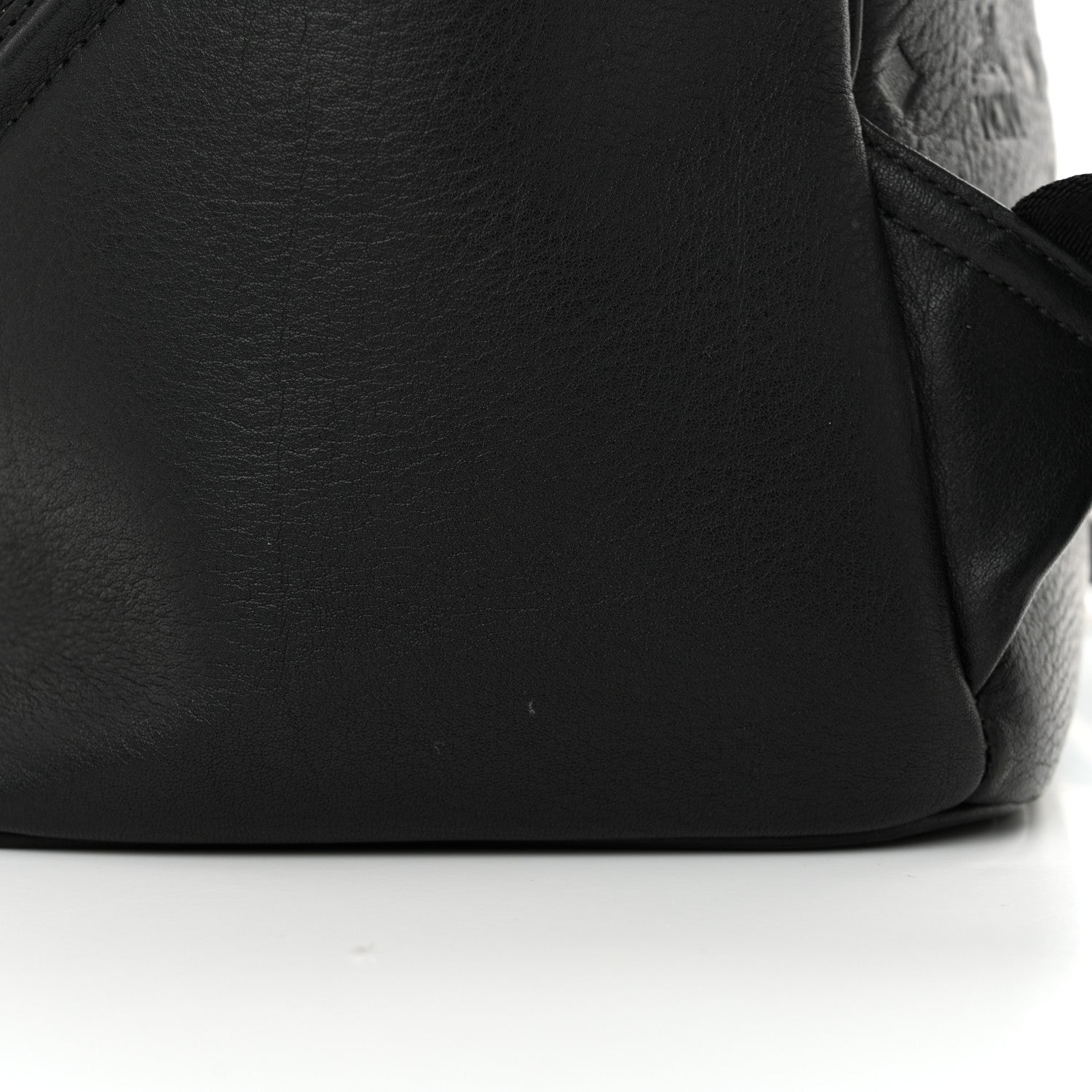 MCM Calfskin Ottomar Monogram Duke Backpack Black 12 of 12