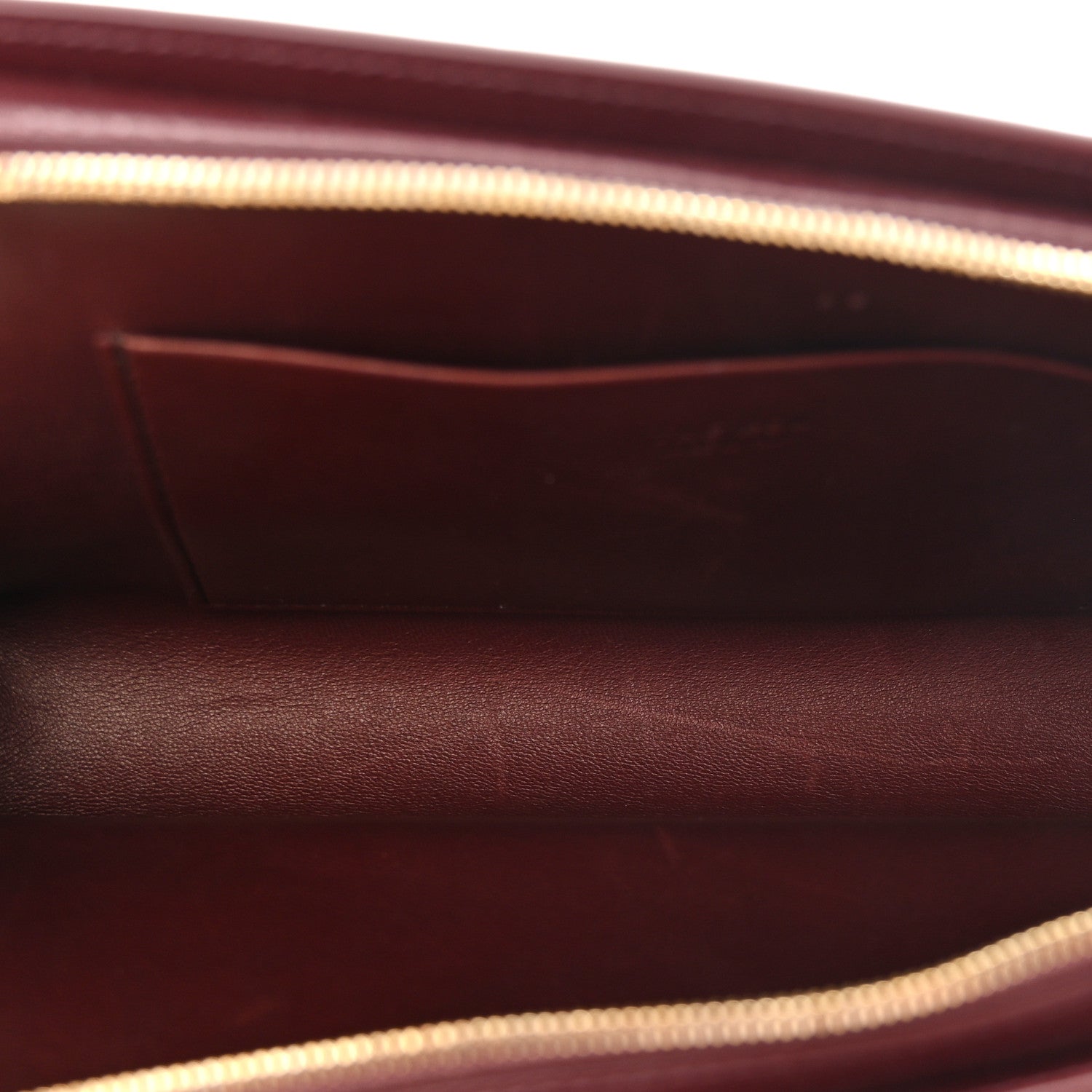 The Row Saddle Calfskin Dalia Baguette Shoulder Bag Burgundy 5 of 10