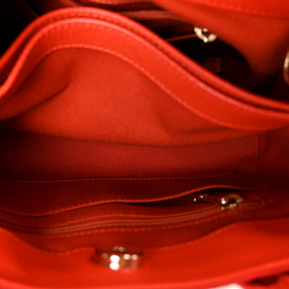 Chanel Grained Calfskin Mini Neo Executive Shopper Tote Red 6 of 11