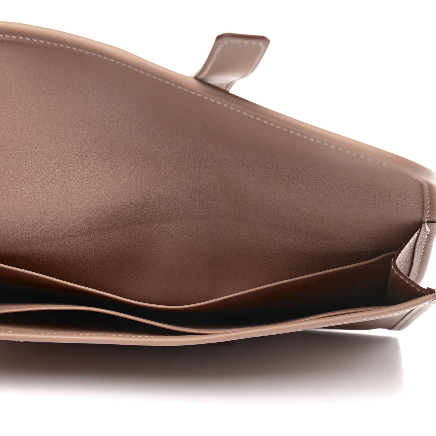Hermes Swift Jige Duo Clutch Etoupe 5 of 9