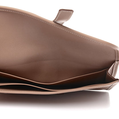 Hermes Swift Jige Duo Clutch Etoupe 5 of 9