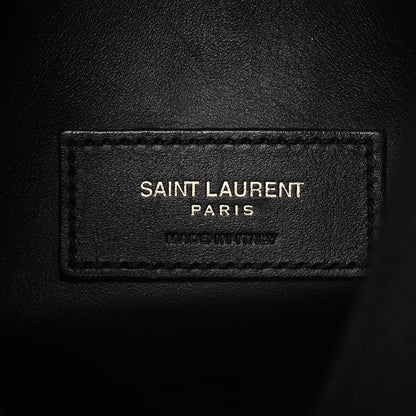 Saint Laurent Smooth Calfskin Small Le 5 A 7 Soft Hobo Black 8 of 17