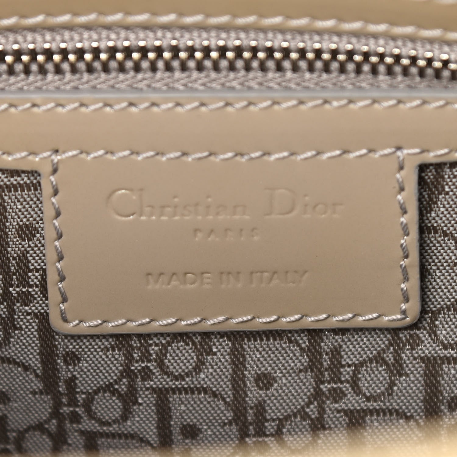 Christian Dior Patent Cannage Large Lady Dior Beige 5 of 11