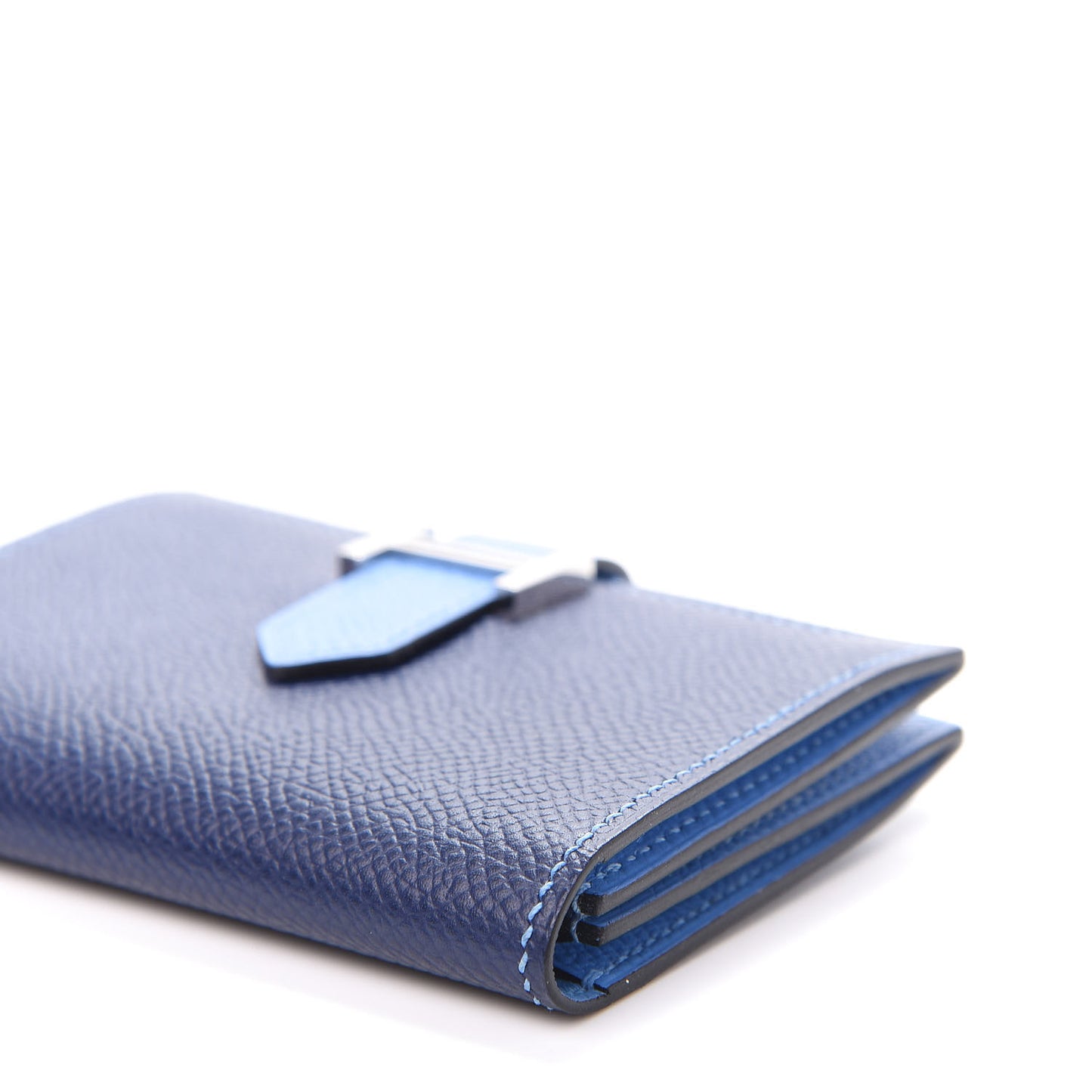 Epsom Bi Color Bearn Card Holder Wallet Paradise Bleu Sapphire