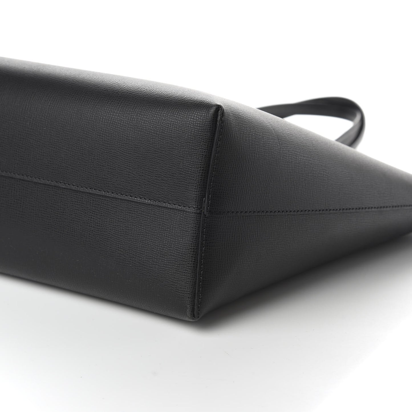 Saffiano Small T Tote Black