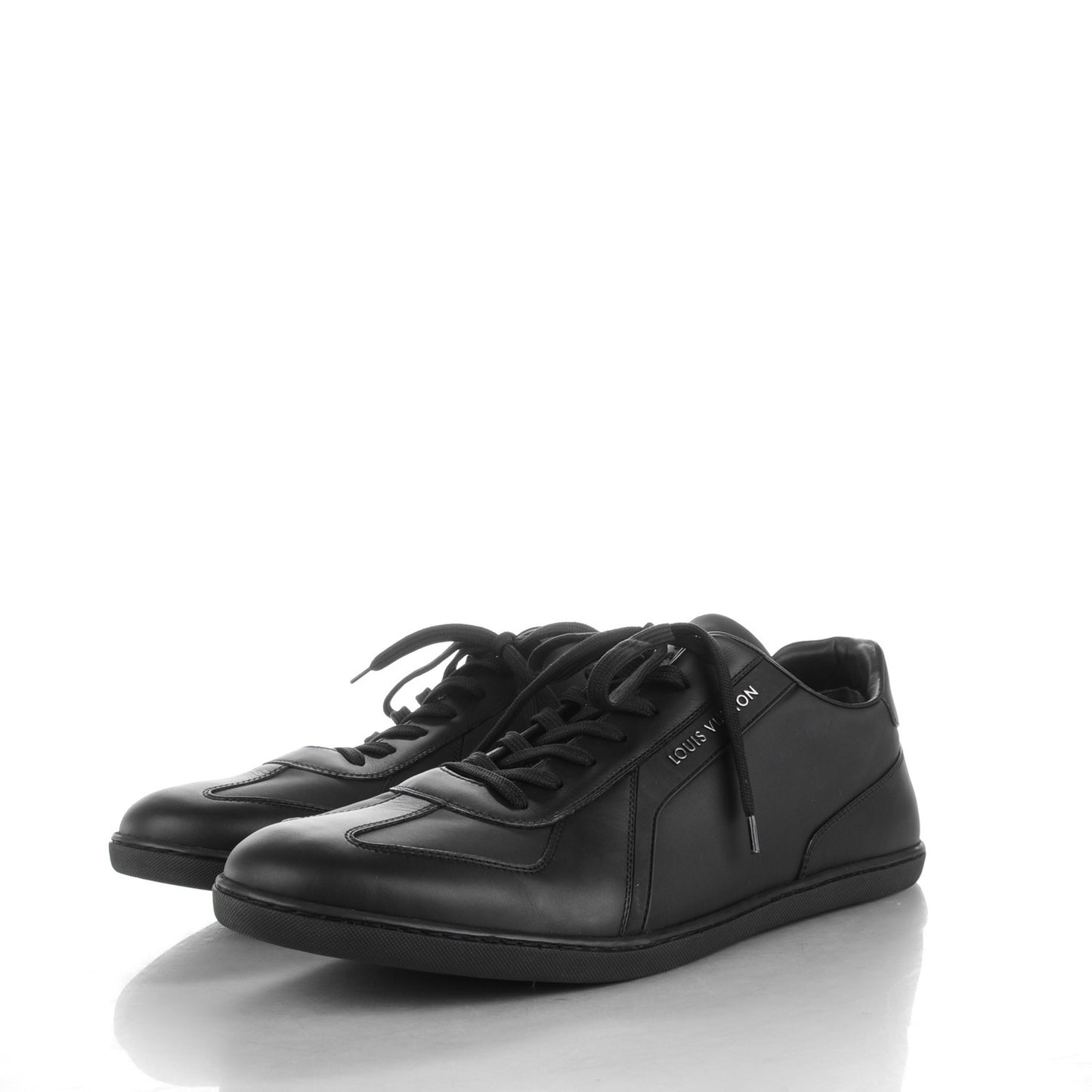 Calfskin Nylon Pulse Sneakers 9.5 Black