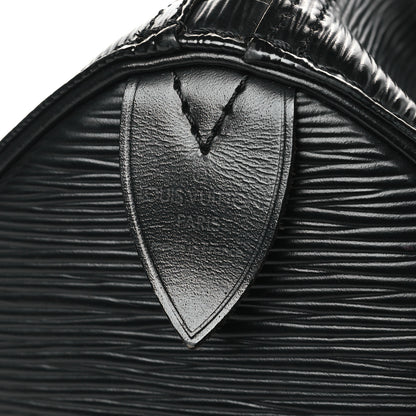 Louis Vuitton Epi Speedy 35 Black 6 of 10