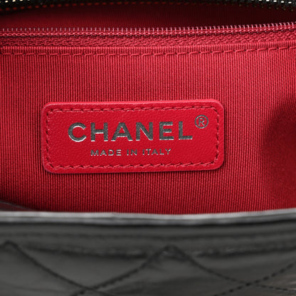 Chanel Aged Calfskin Quilted New Medium Gabrielle Hobo Black 6 of 9