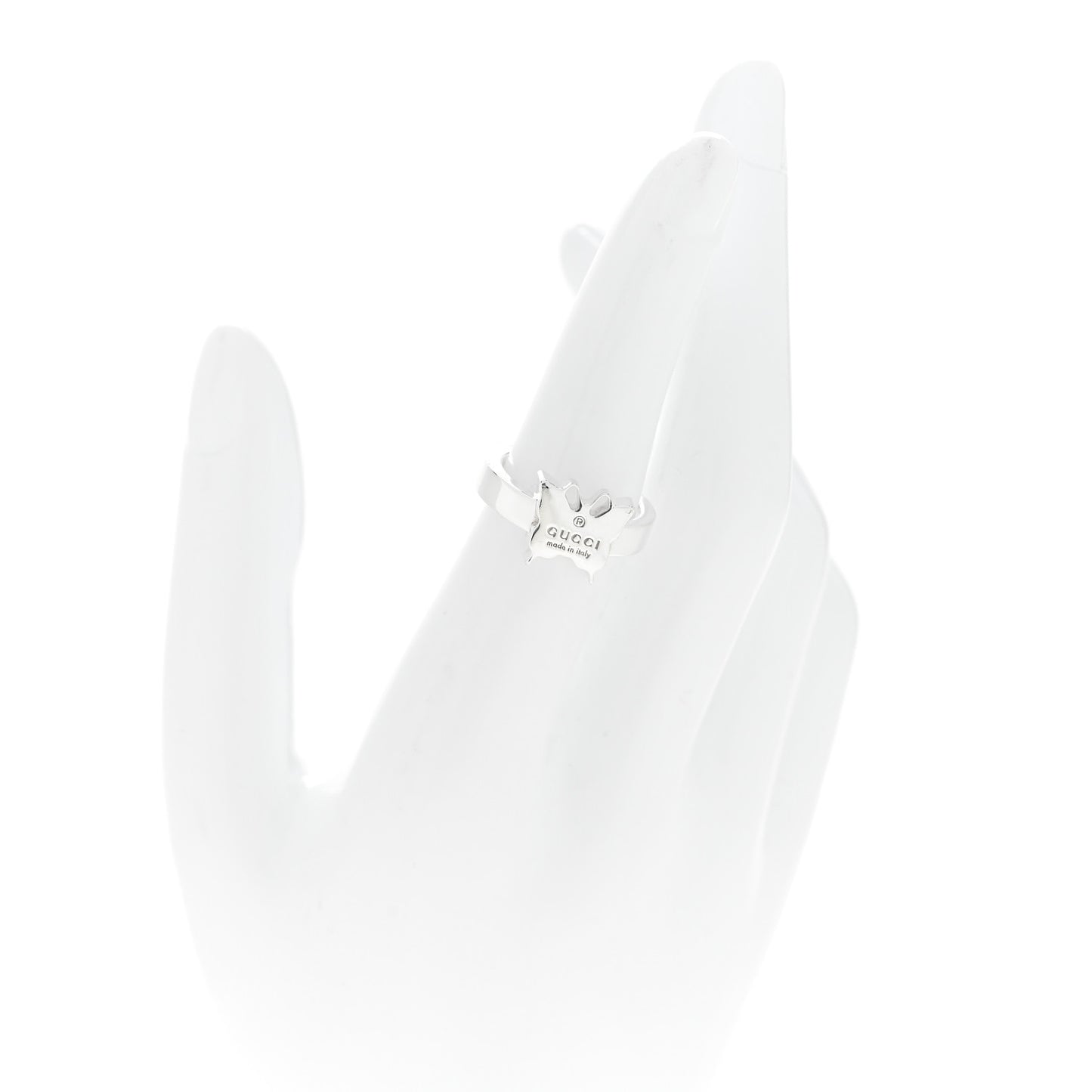 Sterling Silver Butterfly Band Ring