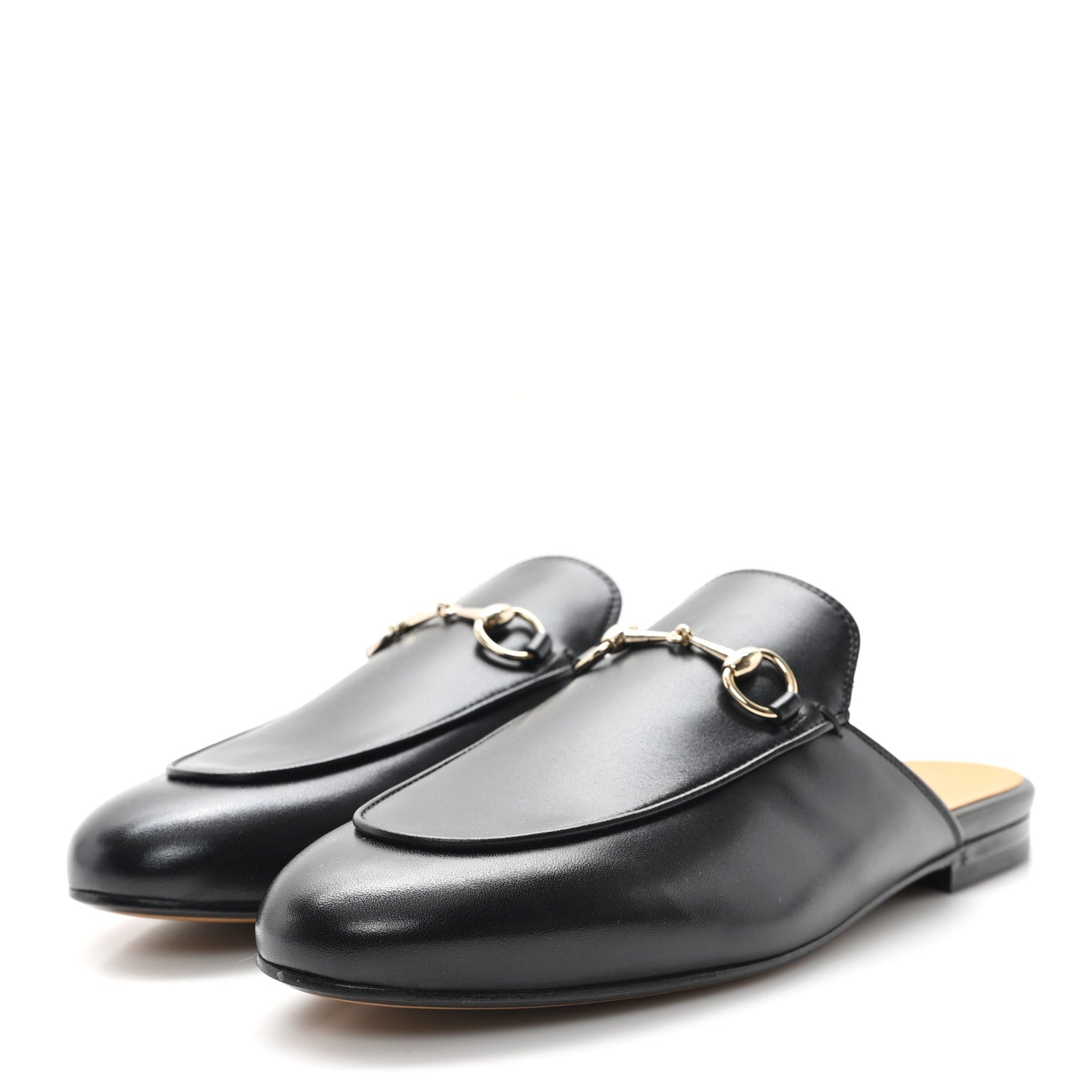 Gucci Calfskin Womens Princetown Slippers 39 Black 4 of 10