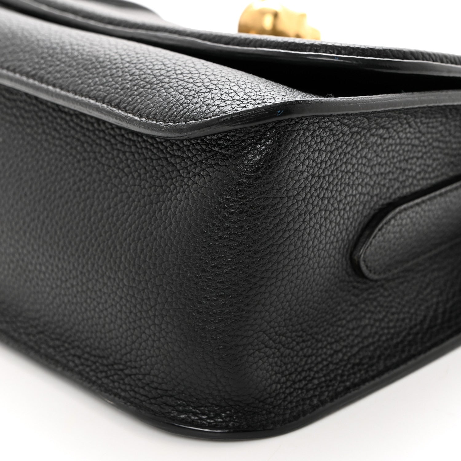 Alexander McQueen Grained Calfskin Padlock Crossbody Bag Black 10 of 10