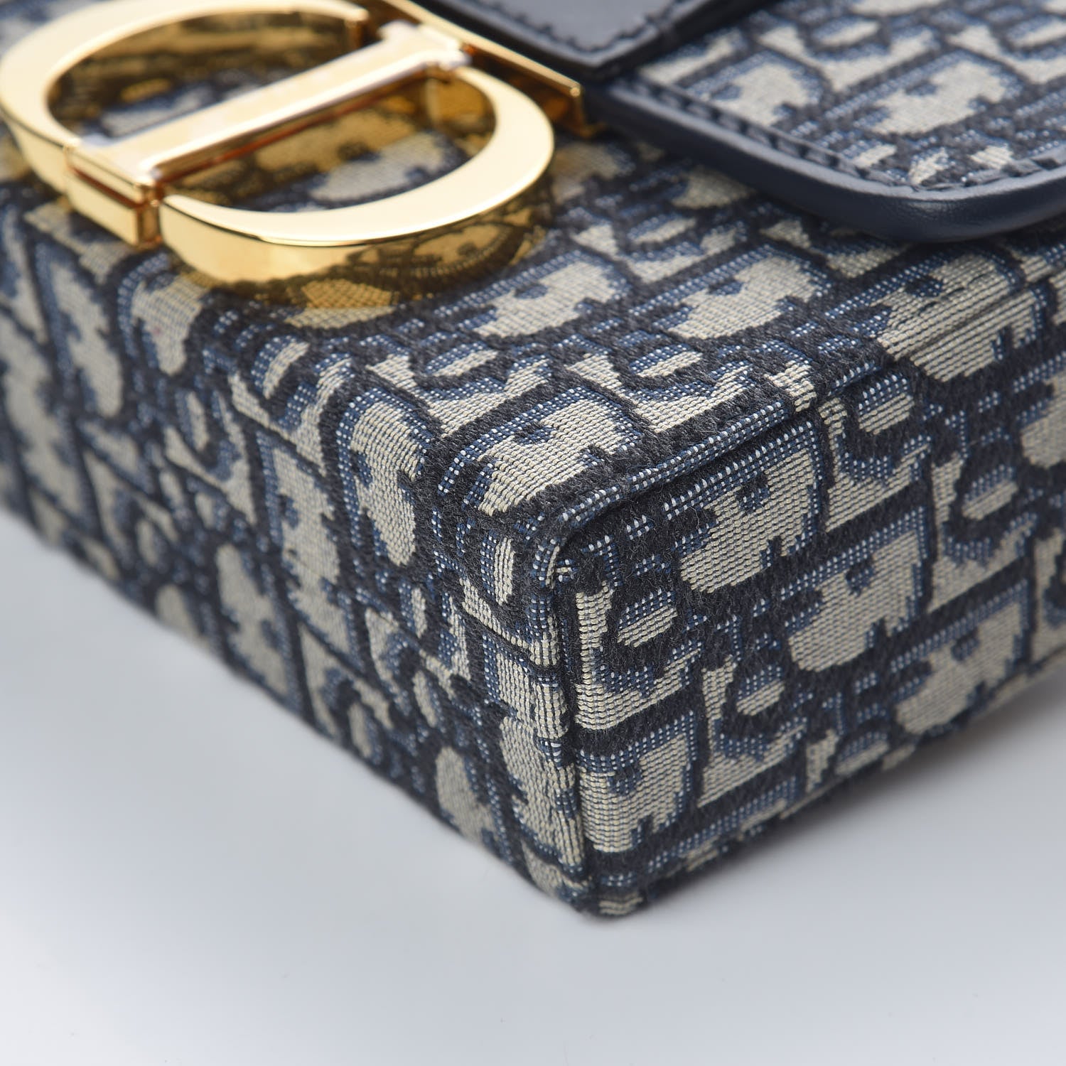 Christian Dior Oblique 30 Montaigne Box Bag Blue 9 of 11