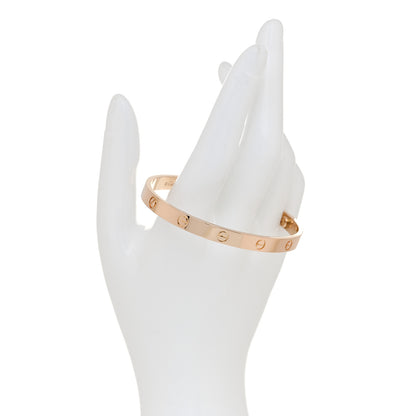 Cartier 18K Pink Gold LOVE Bracelet 19 2 of 8