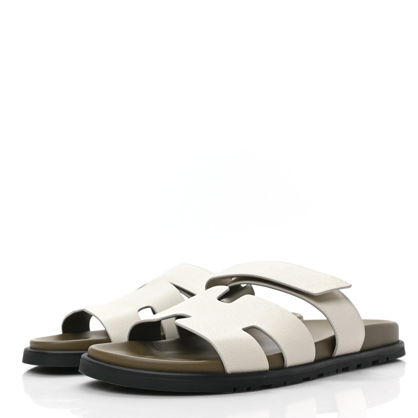 Epsom Mens Chypre Sandals 43 Beige Glaise Vert Toundra