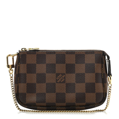 Louis Vuitton Damier Ebene Mini Pochette Accessories 1 of 7