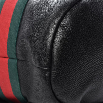 Gucci Calfskin Signature Web Backpack Black 12 of 12