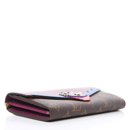 Louis Vuitton Monogram Totem Sarah Wallet Magenta 4 of 12