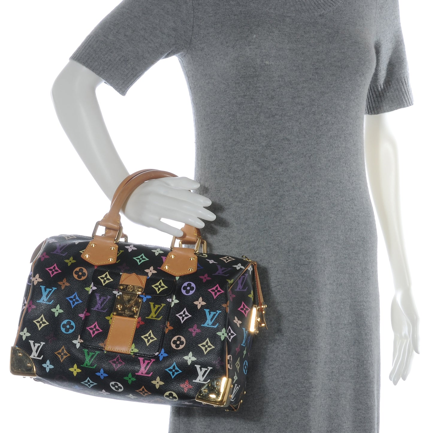 Monogram Multicolor Speedy 30 Black