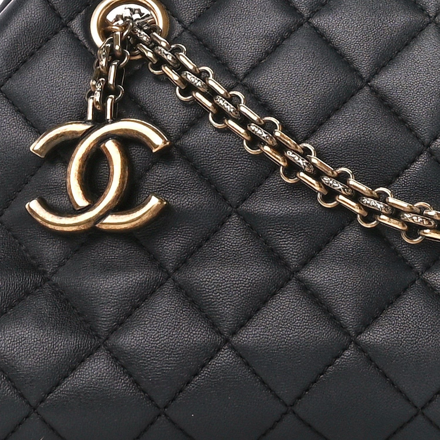 Chanel Lambskin Quilted Medium Just Mademoiselle Black 8 of 11
