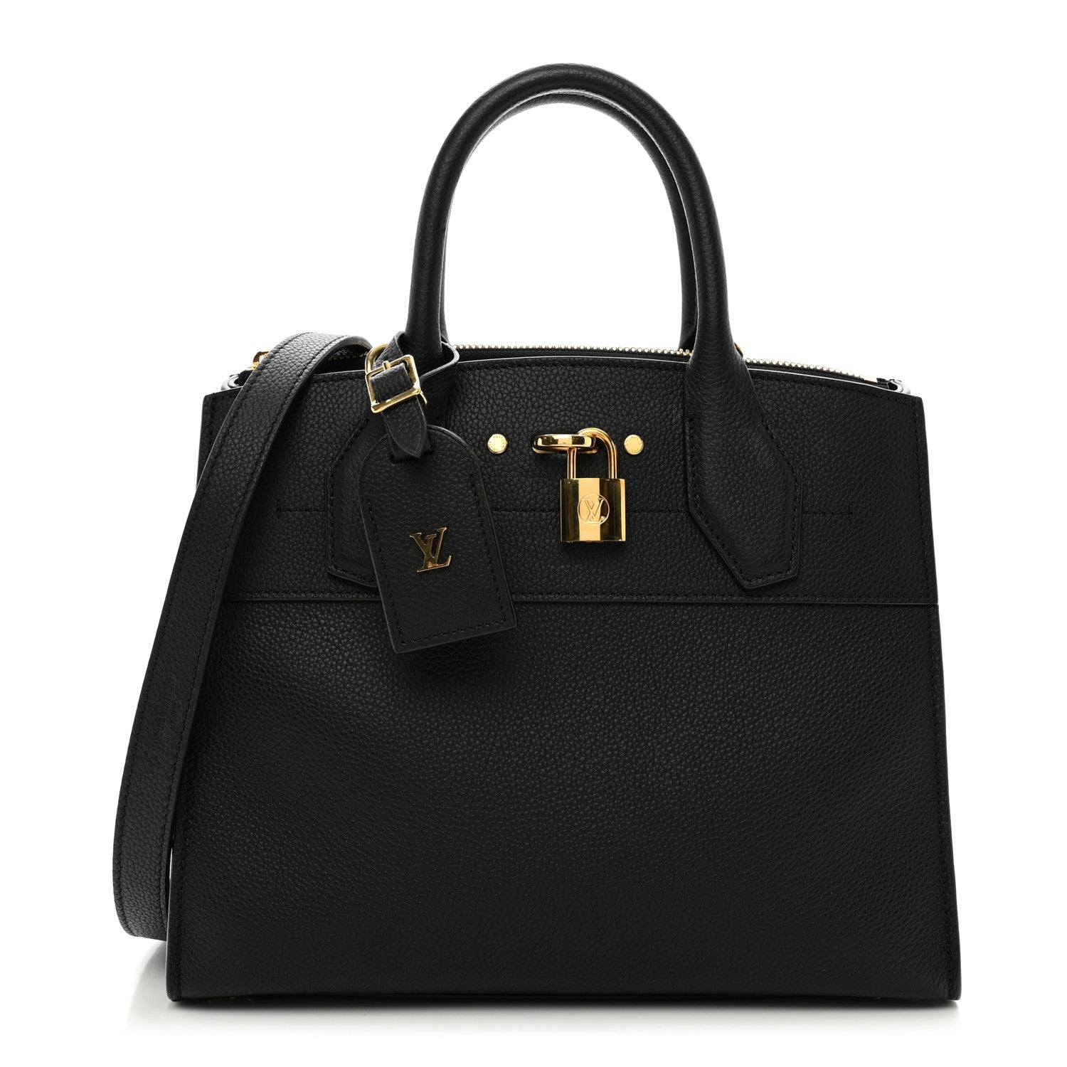Louis Vuitton Taurillon City Steamer PM Black 1 of 10