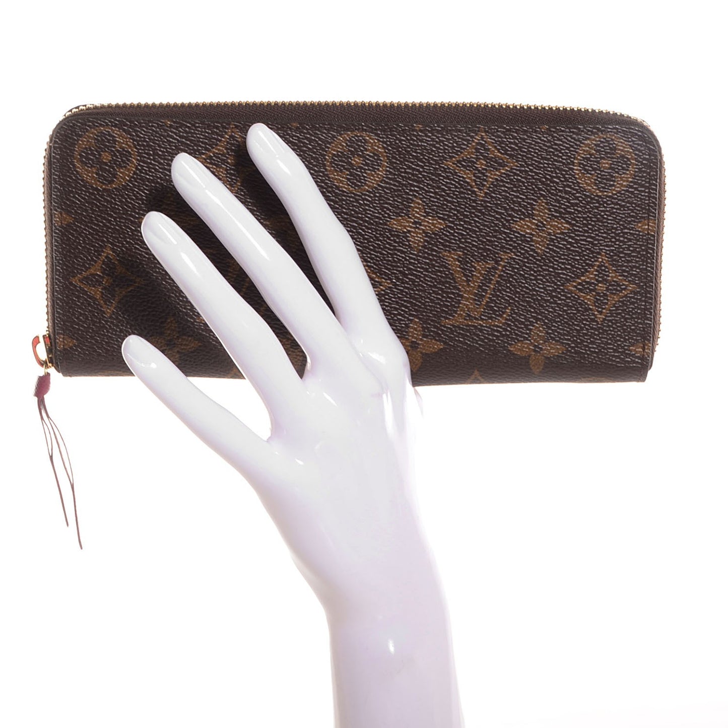 Monogram Clemence Wallet Fuchsia
